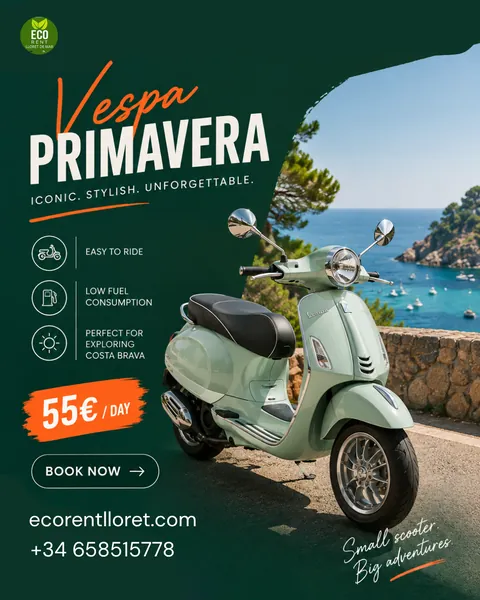 Publicación: Vespa Primavera de alquiler